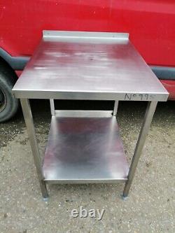 No995 Stainless Steel Wall Table 655mm X 820mm X 890mm High
