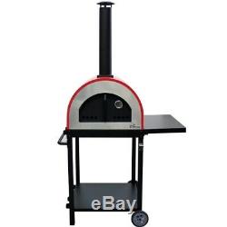Outdoor garden Grande Pizza oven Wood Burning with stand and side table