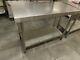 Pair Of Vogue Stainless Steel Prep Tables