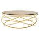 Paloma Gold Round Coffee Table