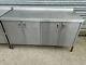 Prep Stainless Steel Table With Double Cuboard Wide 160 Cm / Commercial/