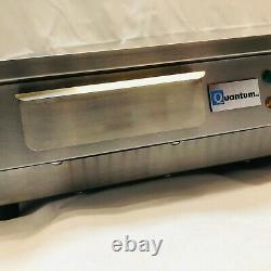 Quantum CE 73cm Electric Table Top Griddle Half Ribbed Double 2 x 2.2kW GRF73