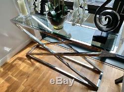 RV Astley Nico Stainless Steel Console Table