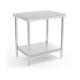 Royal Catering Commercial Kitchen Prep Work Table Stainless Steel 80 X 60cm