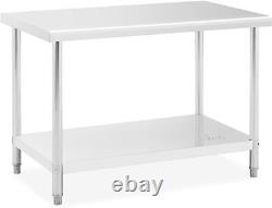 Royal Catering Kitchen Work Table Commercial Catering Food Prep 120 x 70 cm