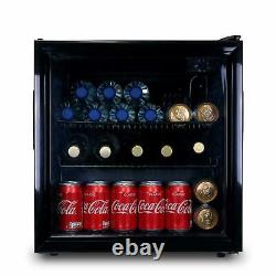 SIA 50L Table Top Mini Drinks Beer & Wine Fridge Cooler With Glass Door