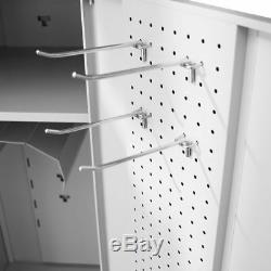 Saddle Office Cabinet Steel Horse Tack Shelves Storage Organizer Locker Cupboard