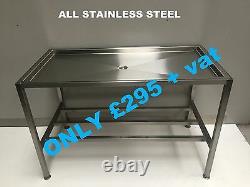 Sausage Table All Stainless Steel Only £295+vat Butchers Bench Block Meat