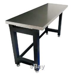 Seville Garage Workbench Stainless Steel Top Shed Workshop Table