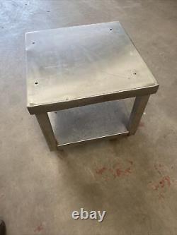 Small Stainless Steel Table on Casters