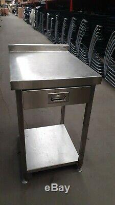 Solid Stainless Steel Catering Restaurant Prep Table Work Surface- Heavy Duty