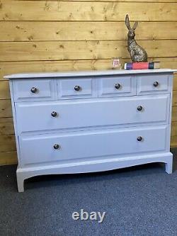 Stag Chest Of Drawers With Detachable Mirror / Sideboard/ Dressing Table