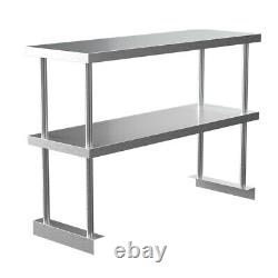 Stainless Steel Bench Table Kitchen Bench Table Single/ double Prep Tables UK