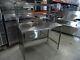 Stainless Steel Catering Prep Table With Heated Gantry Shelf 1300 Mm £250 + Vat