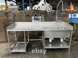 Stainless Steel Catering Table And Sink