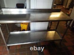 Stainless Steel Commercial Catering Table Work Bench Kitchen
