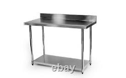 Stainless Steel Commercial Catering Table Work Bench Kitchen 1200mm x 600mm