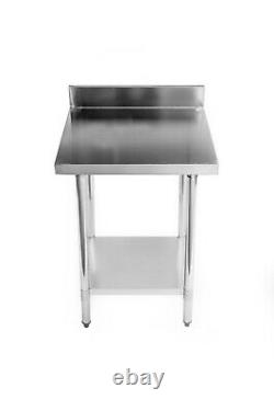 Stainless Steel Commercial Catering Table Work Bench Kitchen 600mm x 600mm