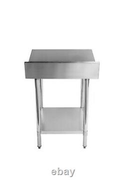 Stainless Steel Commercial Catering Table Work Bench Kitchen 600mm x 600mm