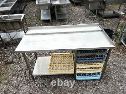 Stainless Steel Commercial Dishwasher Table (150cm)Read Description Re Delivery