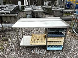 Stainless Steel Commercial Dishwasher Table (150cm)Read Description Re Delivery