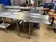 Stainless Steel Commercial Dishwasher Table (184cm) Read Descrip Re Deliv T20