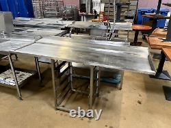 Stainless Steel Commercial Dishwasher Table (184cm) Read Descrip Re Deliv T20