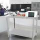 Stainless Steel Commercial Kitchen Food Prep Work Table Oven Shelf Bench Wheels