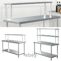 Stainless Steel Commercial Kitchen Work Food Prep Table Workbench Kitchen Top uk