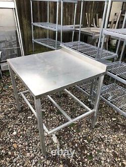 Stainless Steel Commercial Prep Table (90cm) Read Description
