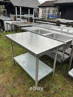 Stainless Steel Commercial Table (120cm)Read Description Re Delivery