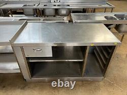 Stainless Steel Commercial Table (145cm) Read Description Re Delivery