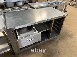 Stainless Steel Commercial Table (145cm) Read Description Re Delivery