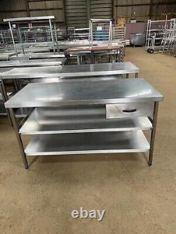 Stainless Steel Commercial Table (150cm) Read Description Re Delivery