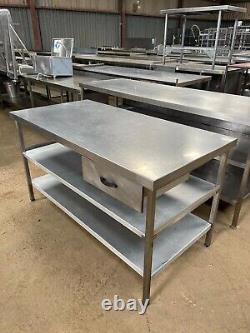 Stainless Steel Commercial Table (150cm) Read Description Re Delivery