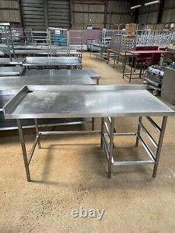 Stainless Steel Commercial Table (170cm) Read Description Re Delivery