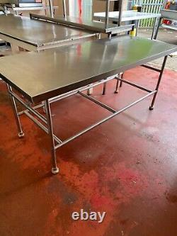 Stainless Steel Commercial Table (180cm) Read Description
