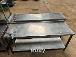 Stainless Steel Commercial Table (180cm) Read Description Re Delivery
