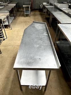 Stainless Steel Commercial Table (200cm) Read Description Re Delivery