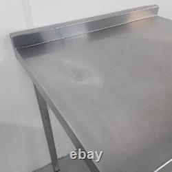 Stainless Steel Commercial Table Bench Kitchen Catering Food Prep Upstand Square