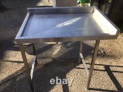 Stainless Steel Commercial Table/Sink with Drainage Point. Ref 0823