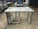 Stainless Steel Commercial Table With Taps (150cm) Read Description Re Delivery