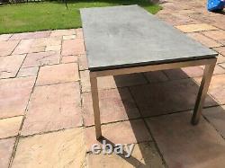 Stainless Steel Designer Garden Table-(similar to Cane Line and Kettler)
