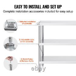 Stainless Steel Food Prep Table Commercial Kitchen Work Table 14x60