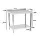 Stainless Steel Garage Work Bench Workbench Table Wall Floating Shelf Rack Stand