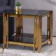 Stainless Steel Gold End Table