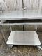 Stainless Steel Heavy Duty Table On Wheels With 2 Under Shelves