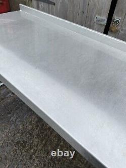 Stainless Steel Heavy Duty Table Wall Bench With Full Void 1400mm Long