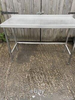 Stainless Steel Heavy Duty Table Wall Bench With Full Void 1400mm Long