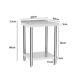 Stainless Steel Kitchen Countertop Table Shelf Work Bench Commercial Catering